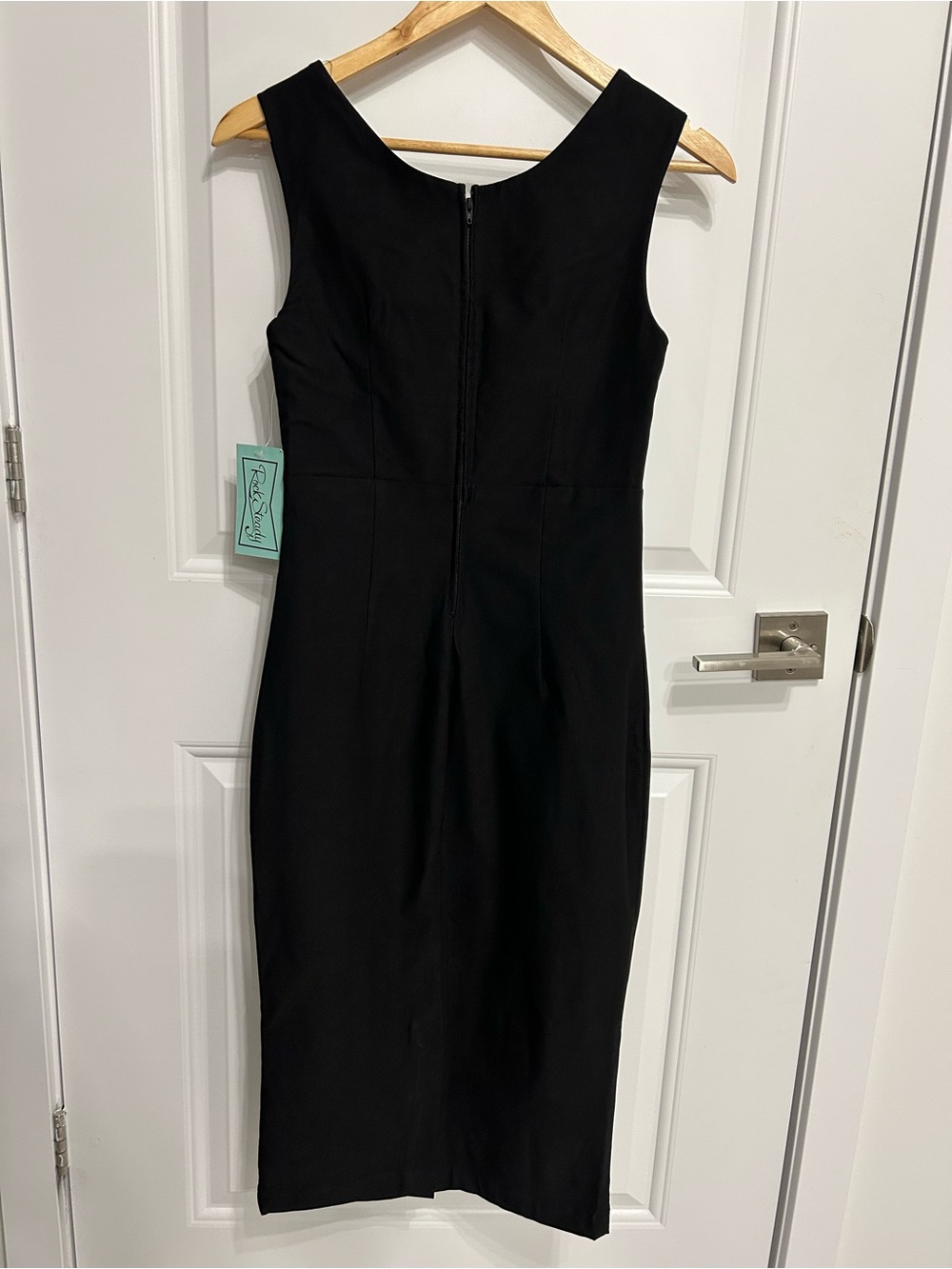 RockSteady Black Midi Sheath Dress - Picture 3 of 7